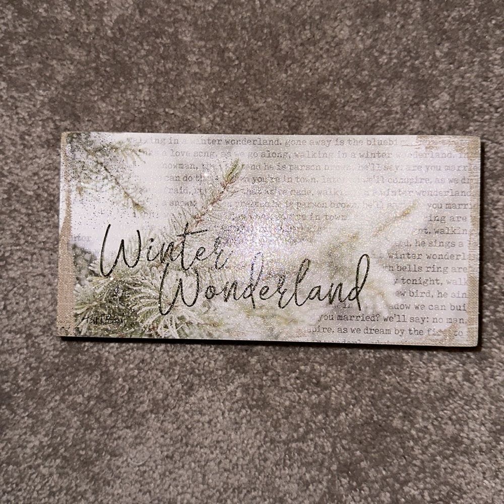 Creative Products Inc. “Winter Wonderland” Wood Sign!